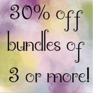 30% off bundles of 3 or more